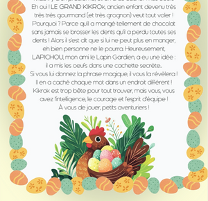 Chasse aux trésor "Oeufs de Pâques" 4-6 ans