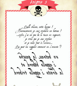 chasse au trésor pirates