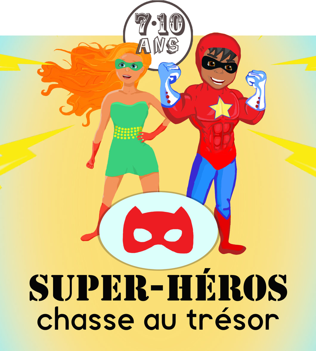 chasse au trésor super-héros